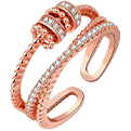 Anti-Anxiety Triple-Spin Adjustable Ring